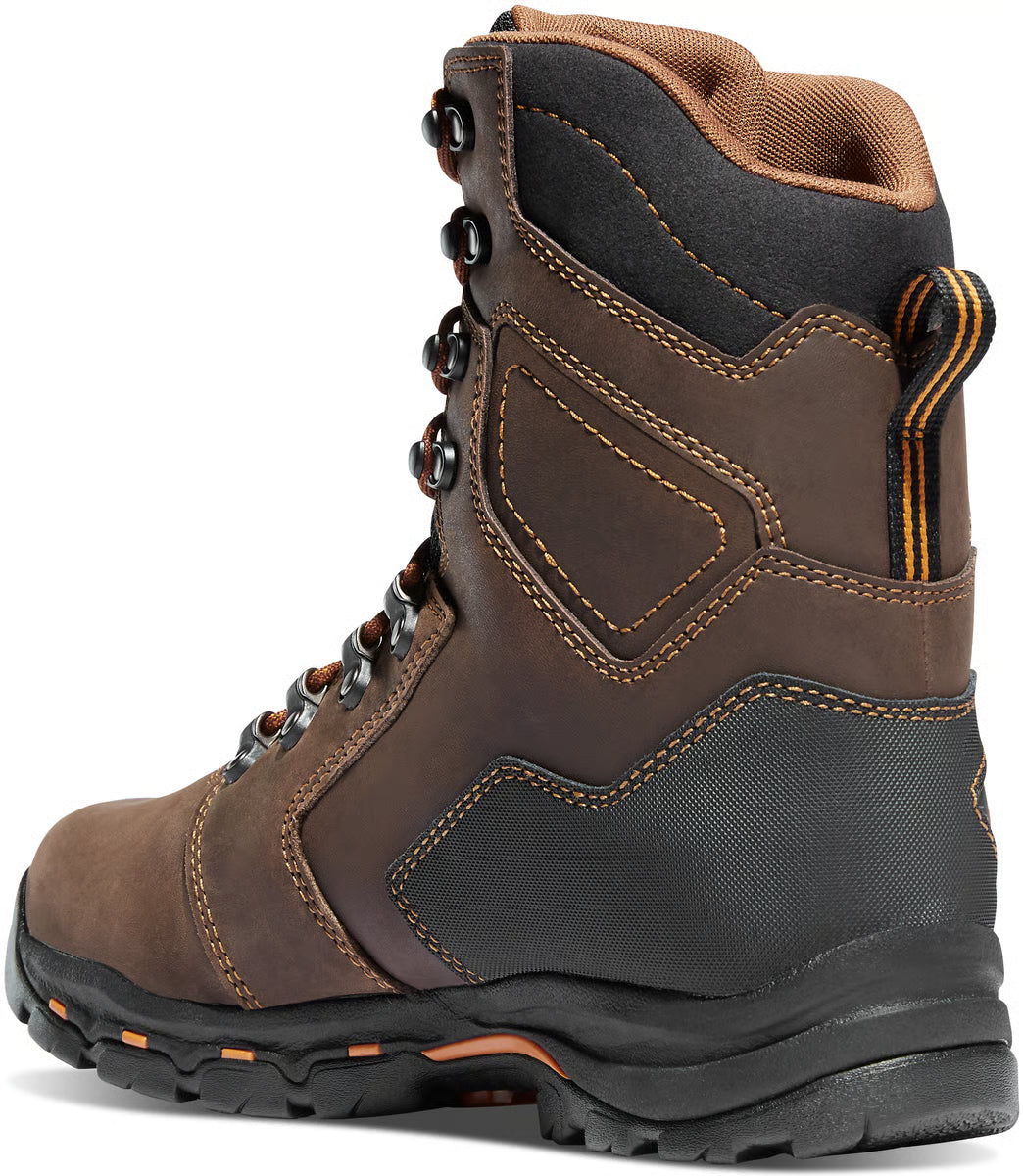 Men's Vicious 8" Brown 400G NMT