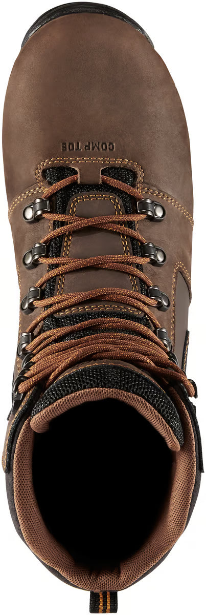 Men's Vicious 8" Brown 400G NMT