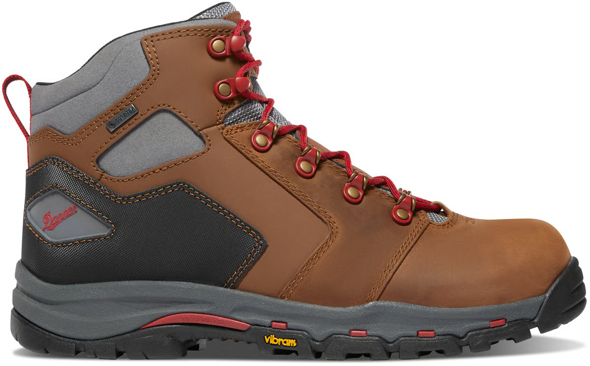 Men's Vicious 4.5" Brown/Red NMT