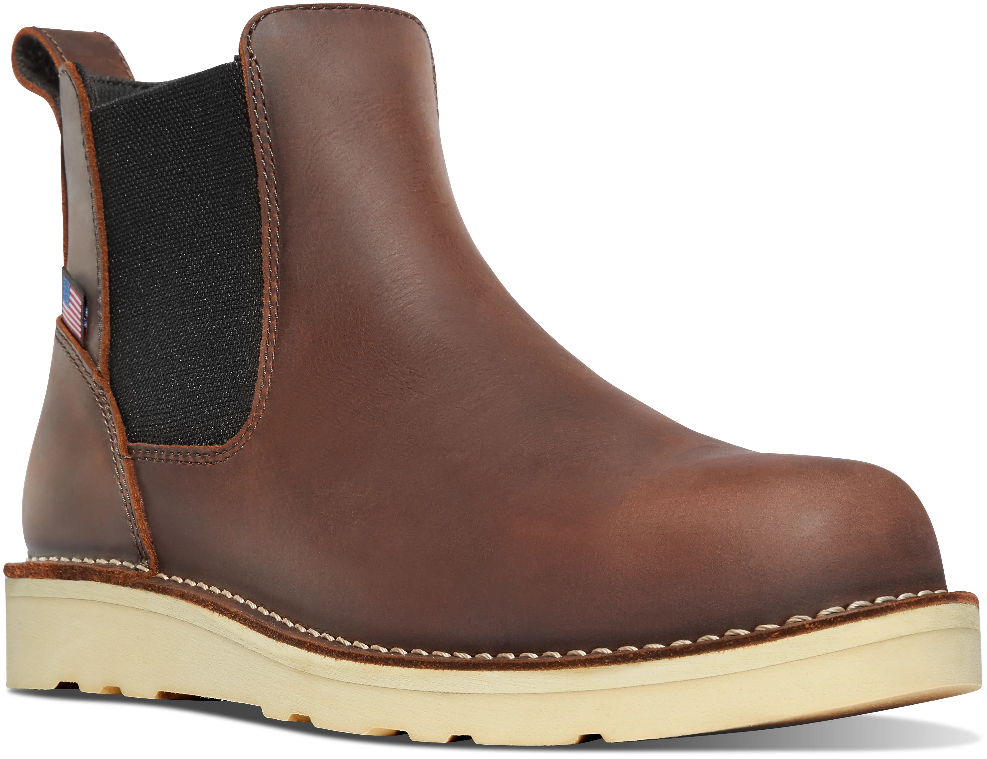 Men's Bull Run Chelsea 6" Brown Wedge