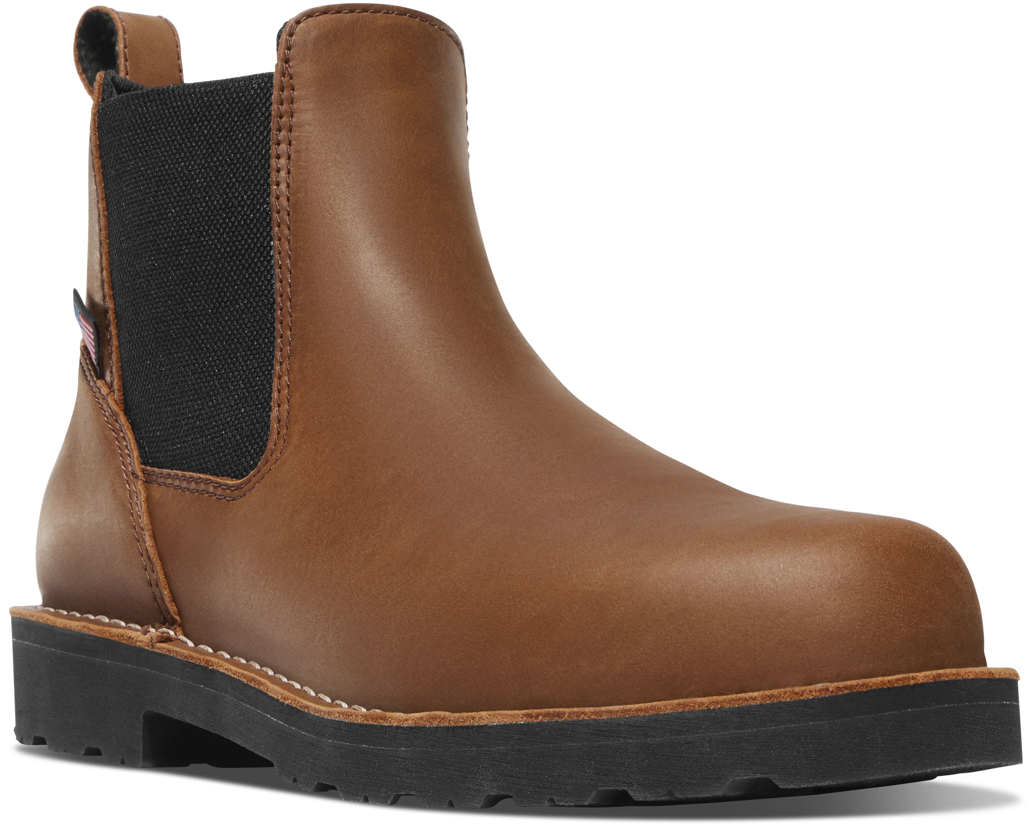 Men's Bull Run Chelsea 6" Tobacco Black Heel