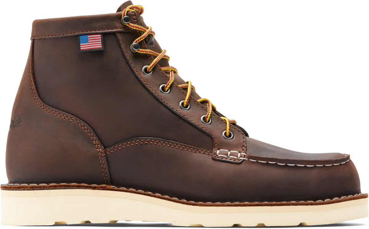 Men's Bull Run Moc Toe 6" Brown ST