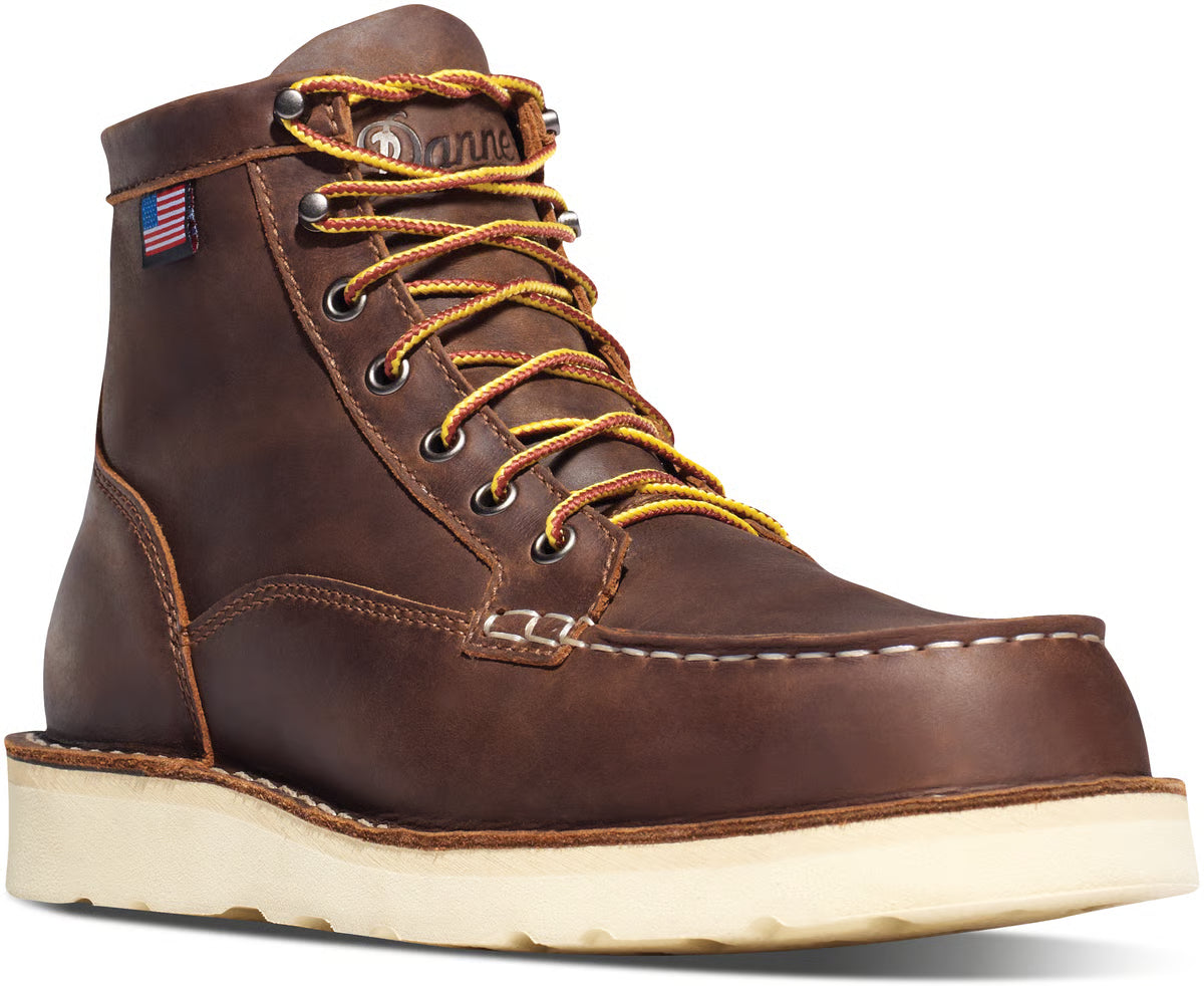 Men's Bull Run Moc Toe 6" Brown ST