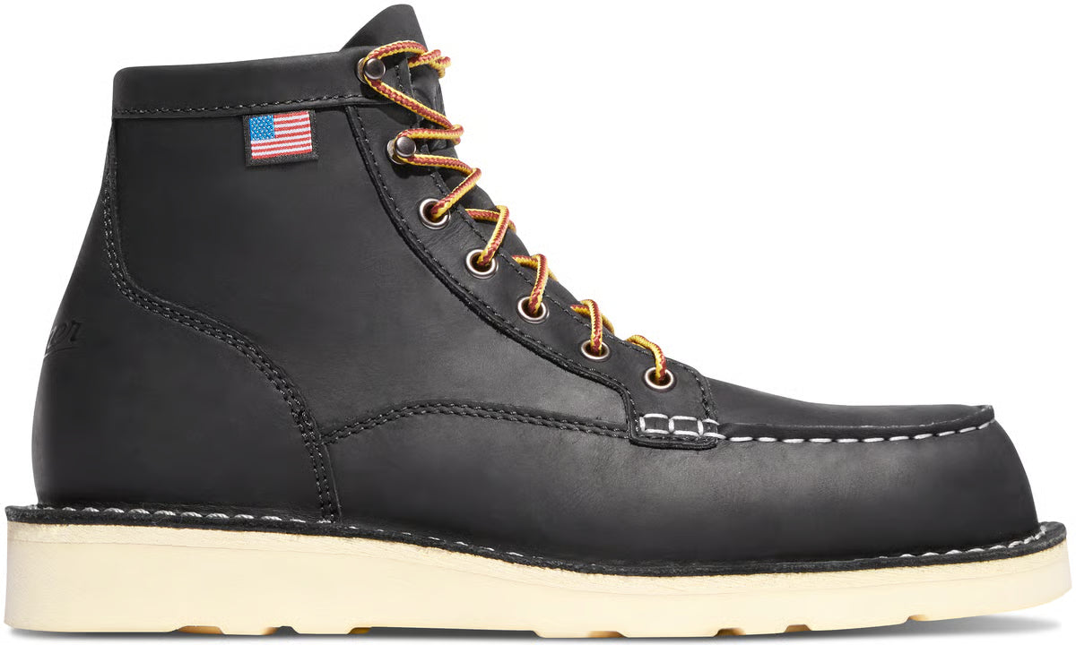 Men's Bull Run Moc Toe 6" Black ST