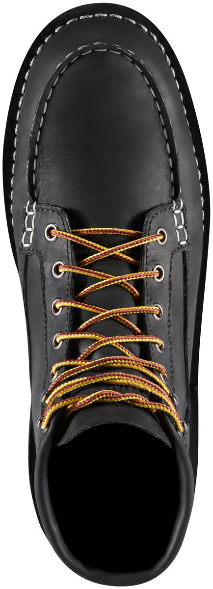 Men's Bull Run Moc Toe 6" Black ST