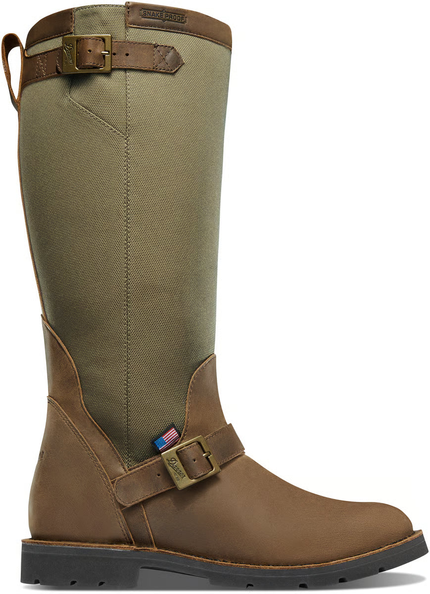 Men's San Angelo Snake Boot 17" Brown