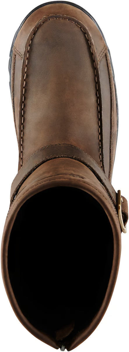 Men's Sharptail Rear Zip 10" Dark Brown