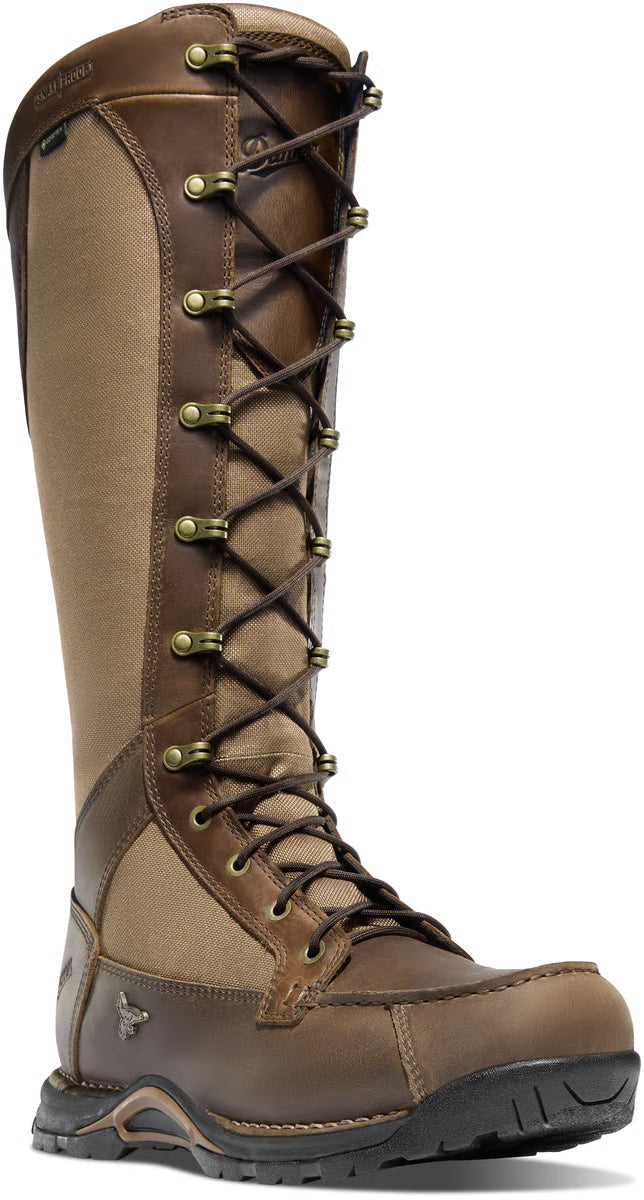 Men's Sharptail Snake Boot Side-Zip 17" Brown