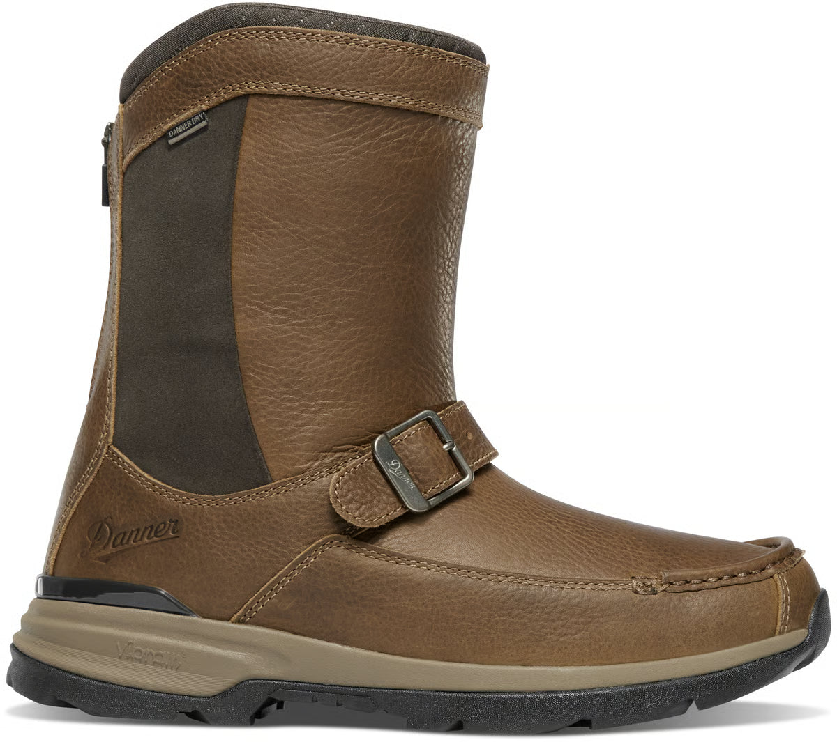 Men's Recurve Rear Zip 10" Light Brown Moc-Toe