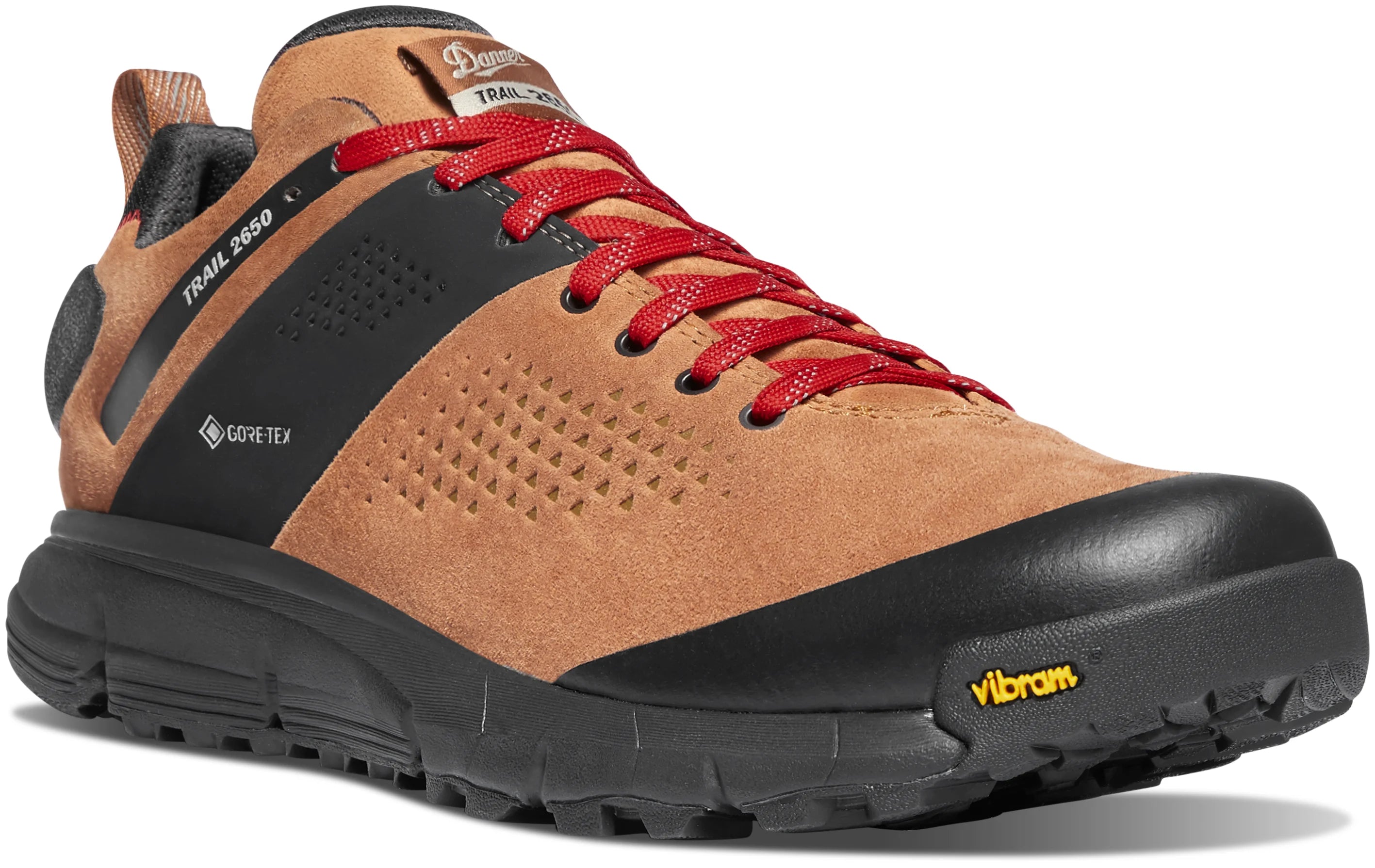 Men's Trail 2650 Suede Brown/Red GTX