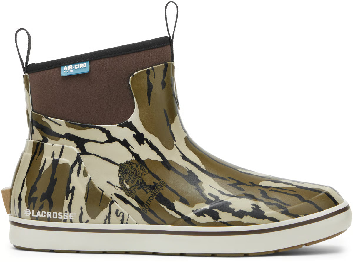 LACROSSE Men's Alpha Deck Boot 6" Mossy Oak Original Bottomland