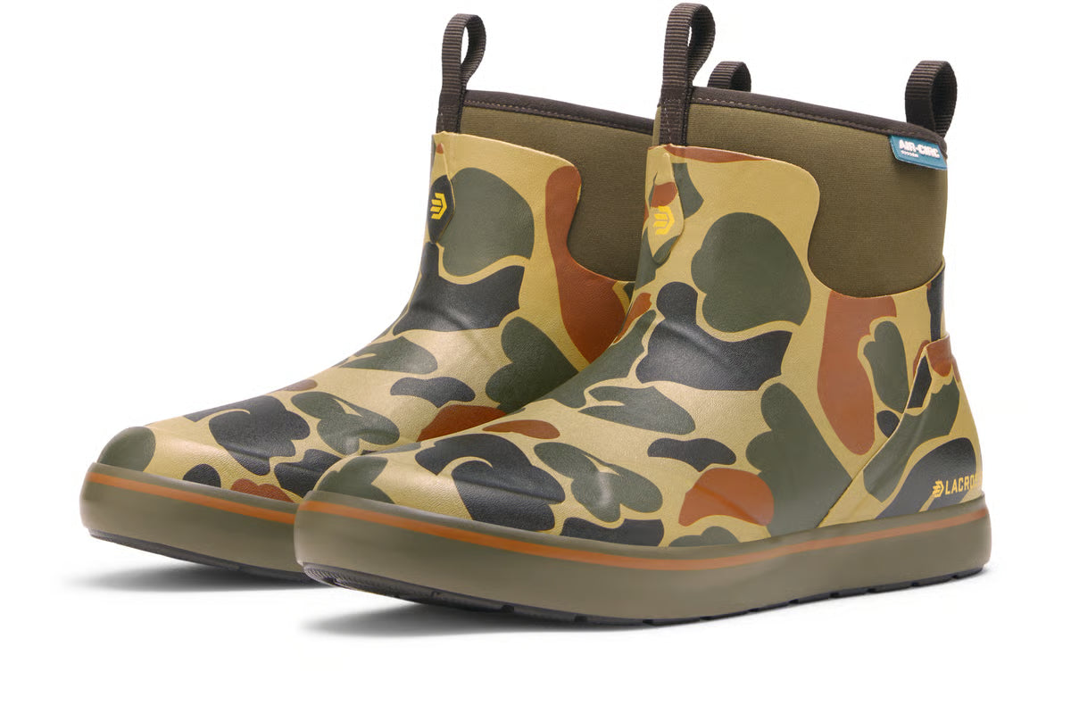 LACROSSE Men's Alpha Deck Boot 6" Hardwoods Duck Camo