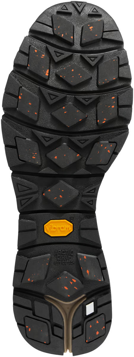 Men's Arctic 600 Side-Zip 7" Black/Brown 200G