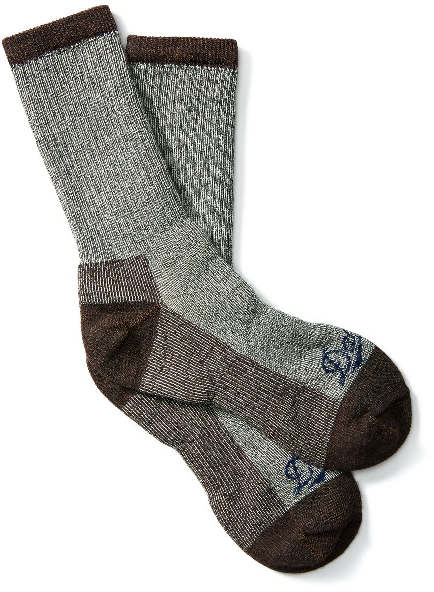 Work Midweight Merino Crew Brown