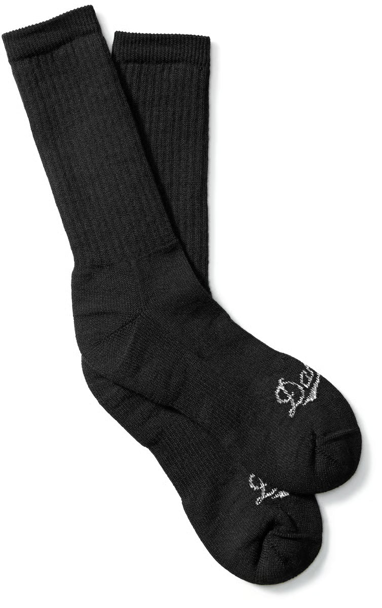 Uniform Midweight Merino Crew Black