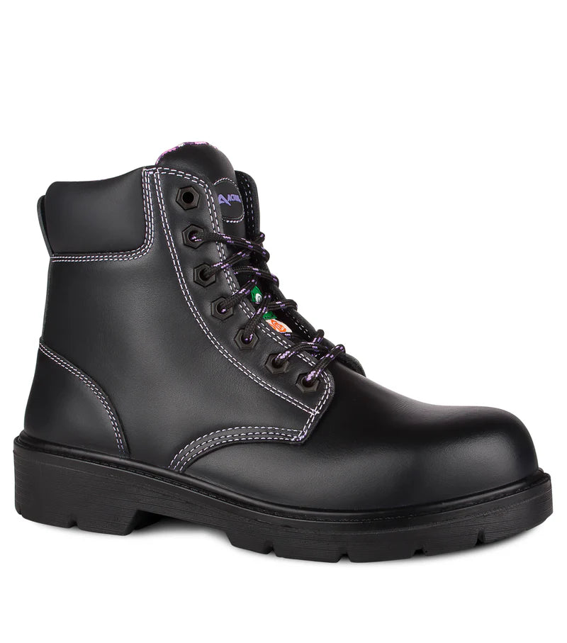 Acton Prolady 5'' CSA Women's Leather Work Boots (Tan/Black)