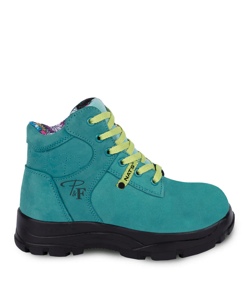 P&F PF686 Women's Lightweight 6" Leather Work Boots, Waterproof Membrane, CSA