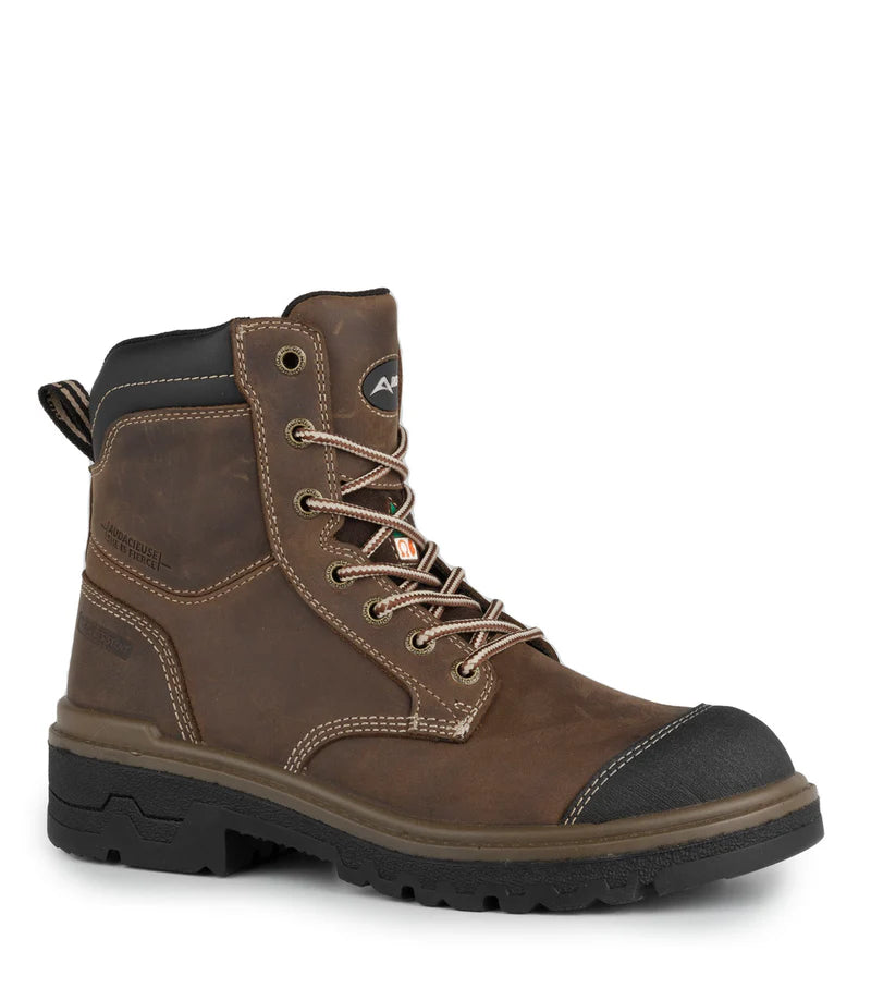 Acton Fierce Brown 8'' CSA Women's Leather Work Boots