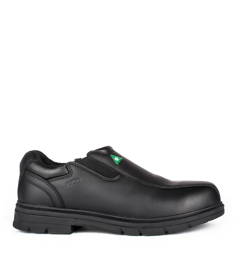 Acton Roosevelt Black CSA Vegan Microfiber Work Shoes