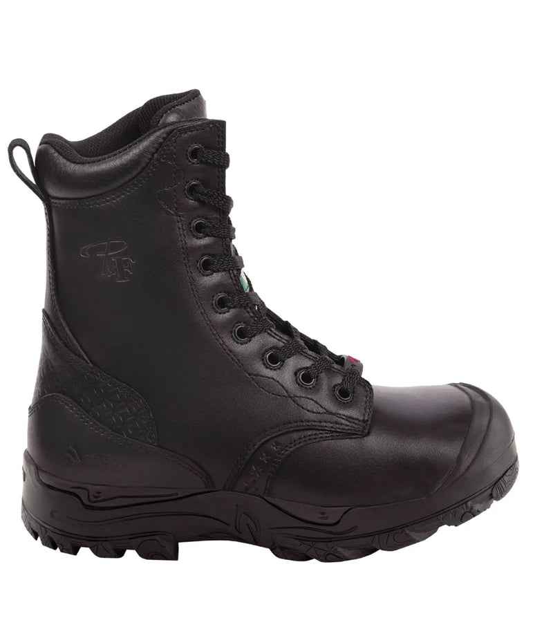 P&F PF642 Women's 8" leather work boots, waterproof membrane, CSA