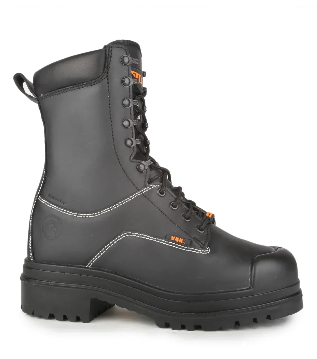 STC Hardrock, Black | 10" Leather Work Boots | Internal Metguard