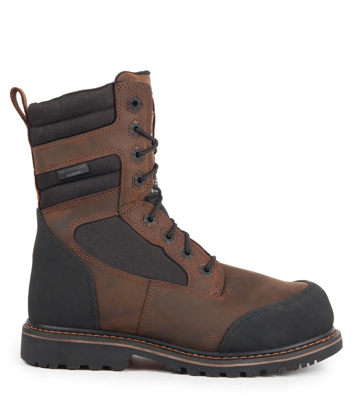 STC Whiskey Jack, Brown | 8” Leather & Nylon Waterproof Work Boots