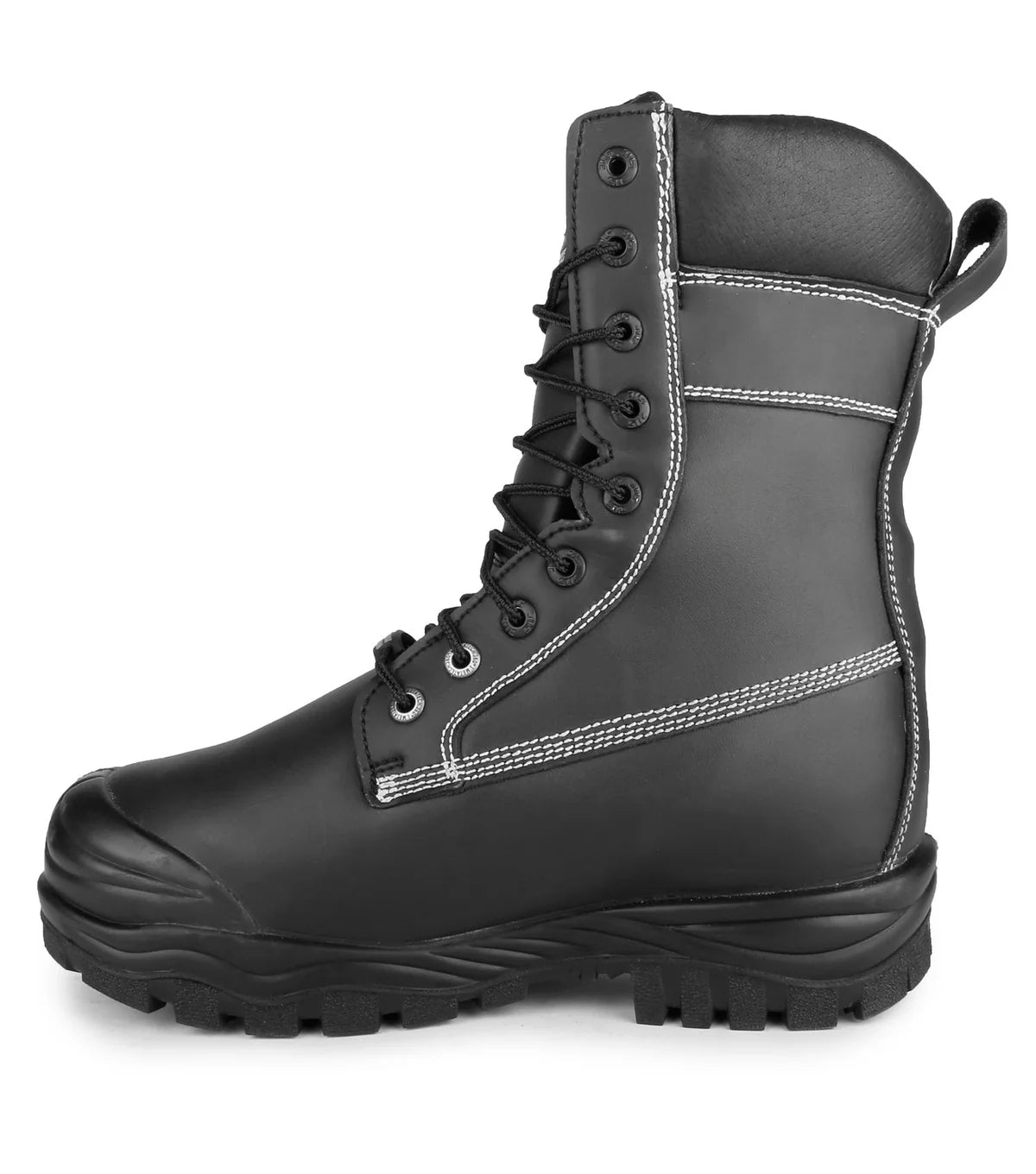 STC Kimberlite, Black | 9" Leather Work Boots | Internal Metguard