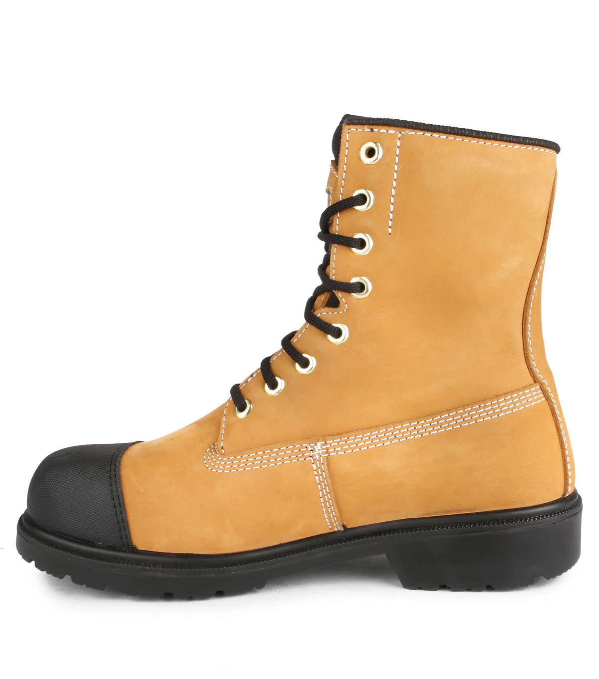 STC Hardcore, Tan | 8" Water-repellent Leather Work Boots | 200g Insul.