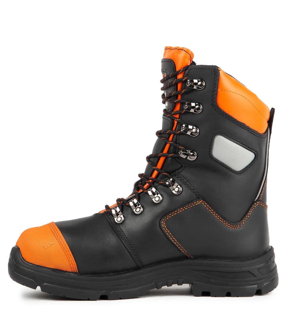 STC Battler, Orange | 8" Lumberjack Chainsaw Safety Work Boots