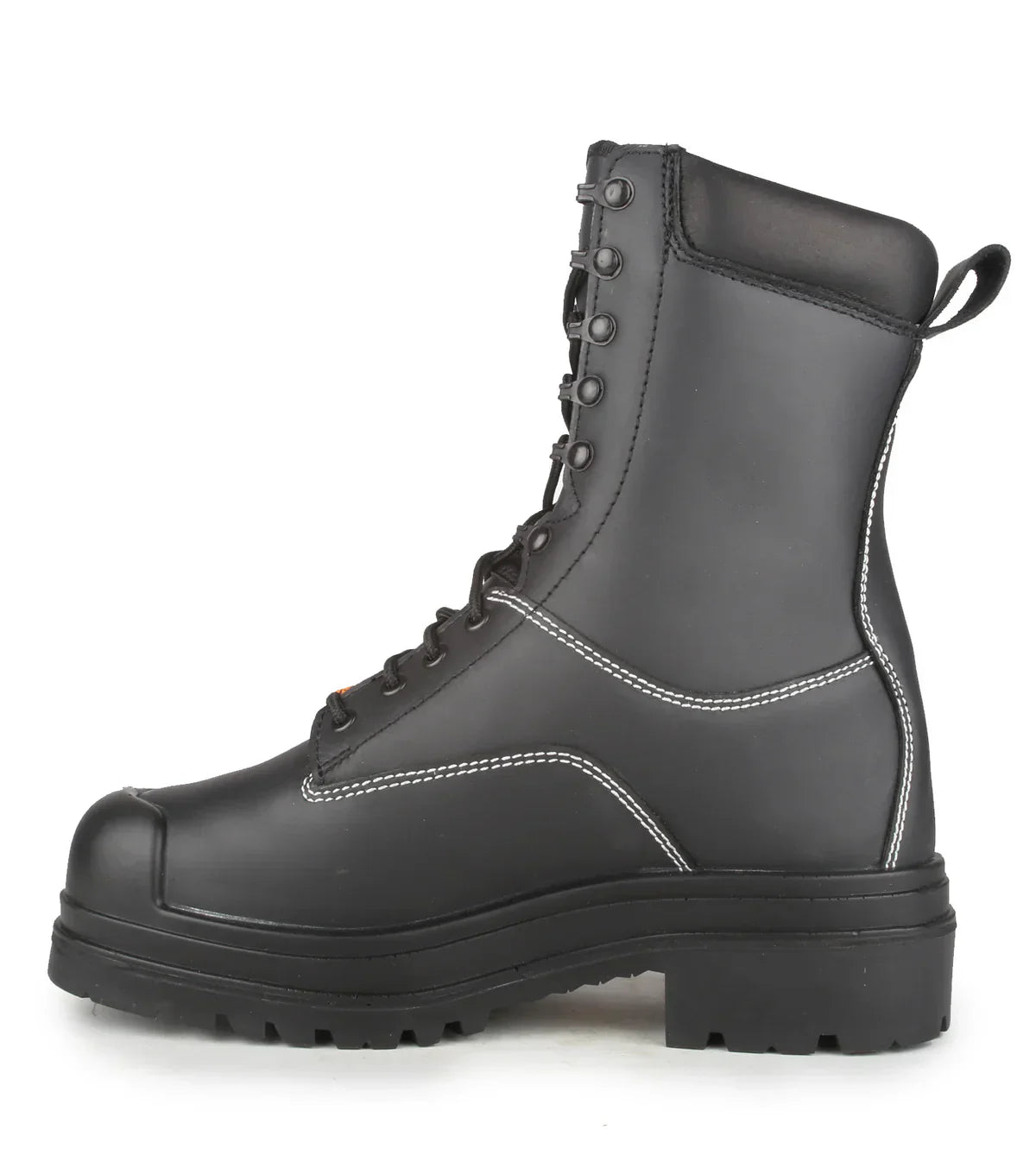 STC Hardrock, Black | 10" Leather Work Boots | Internal Metguard