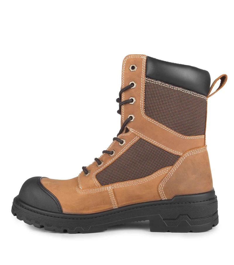 Acton Progress, Brown 8" CSA Work Boots with Waterproof Membrane