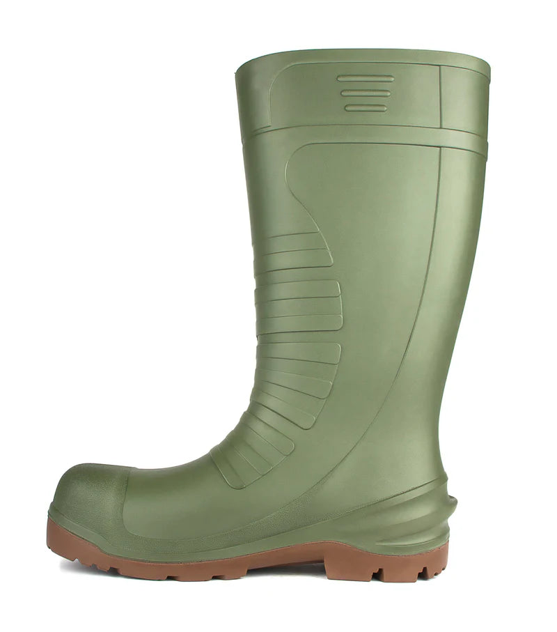 Acton All Terrain 15'' CSA Waterproof PU Work Boots (Green/Black)