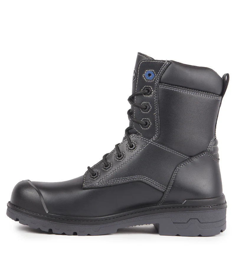 Acton Progum, Black | 8" CSA Leather Work Boots | Slip Resisting Outsole