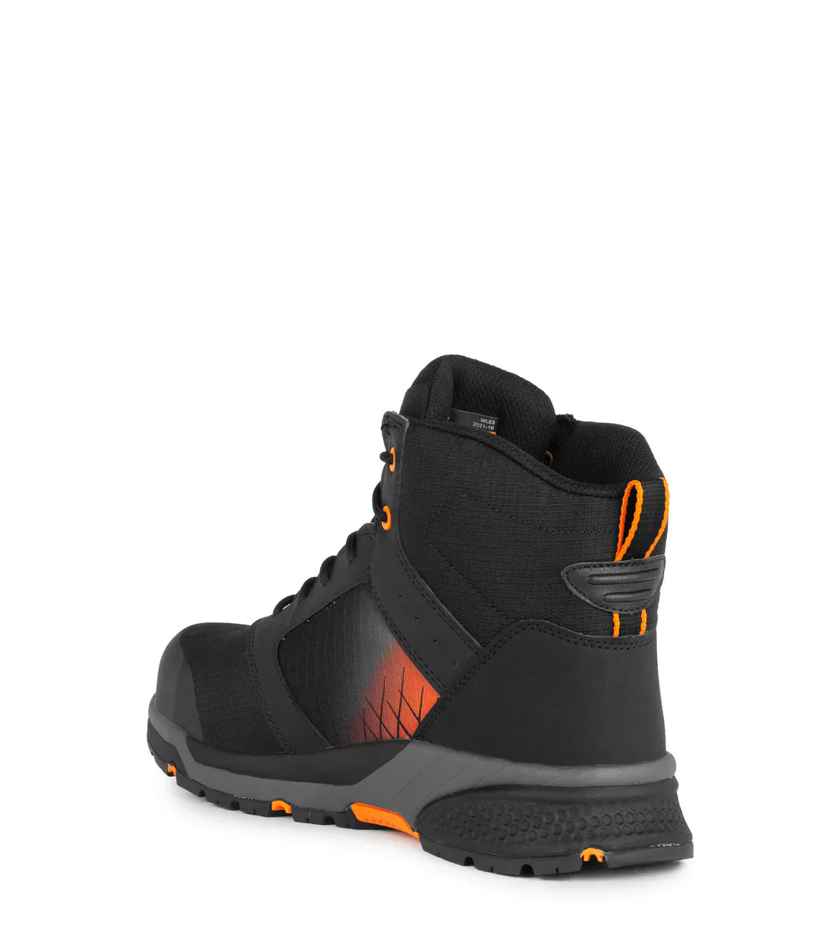 STC Trainer6, Black & Orange | Ultra-lightweight 6'' Athletic Work Shoes