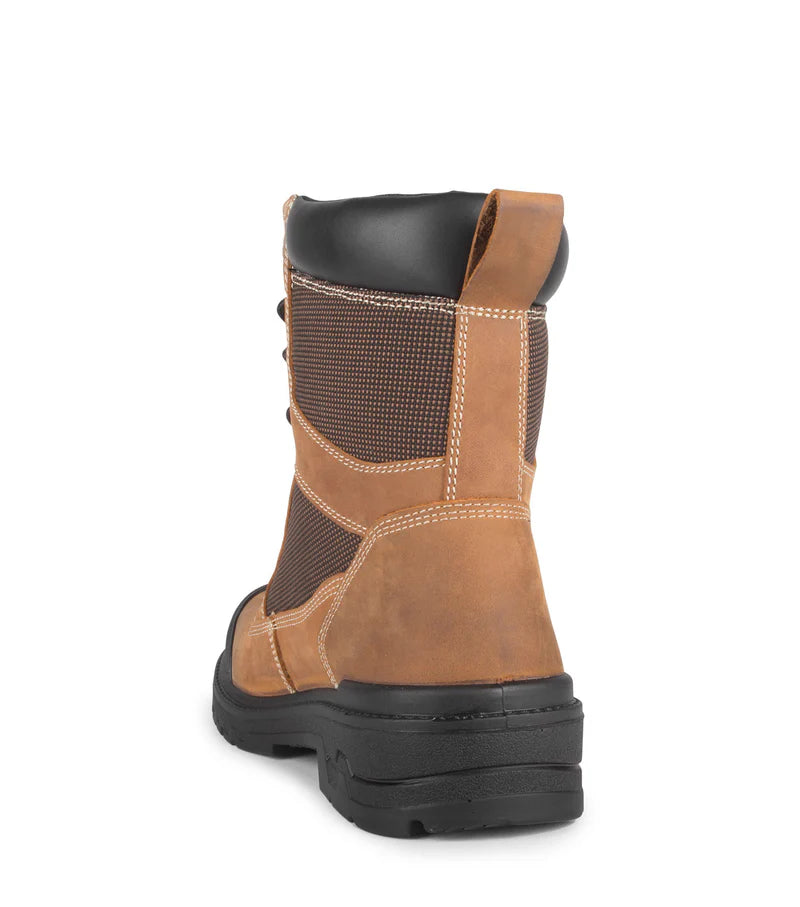 Acton Progress, Brown 8" CSA Work Boots with Waterproof Membrane