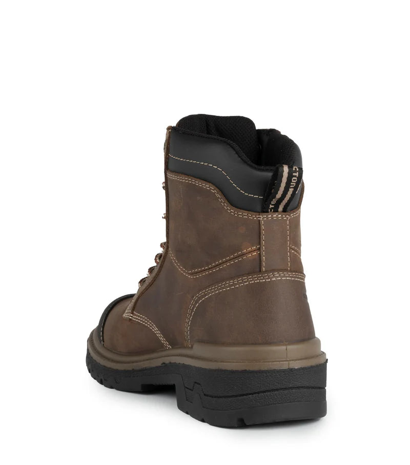 Acton Fierce Brown 8'' CSA Women's Leather Work Boots