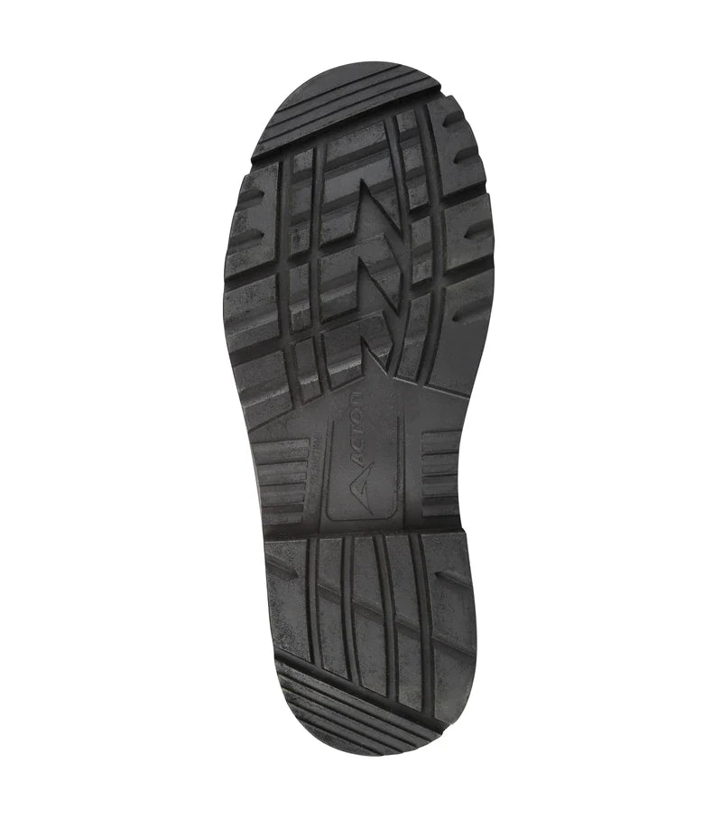 Acton Prospect, Black 8'' Vegan CSA Work Boots, Microfiber & Chemtech