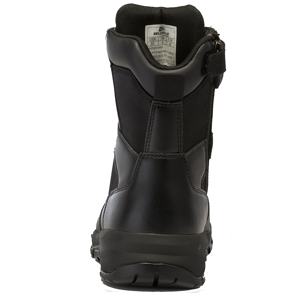 Belleville Boots SPEAR POINT BV918Z Lightweight Side-Zip 8" Tactical Boot - Black