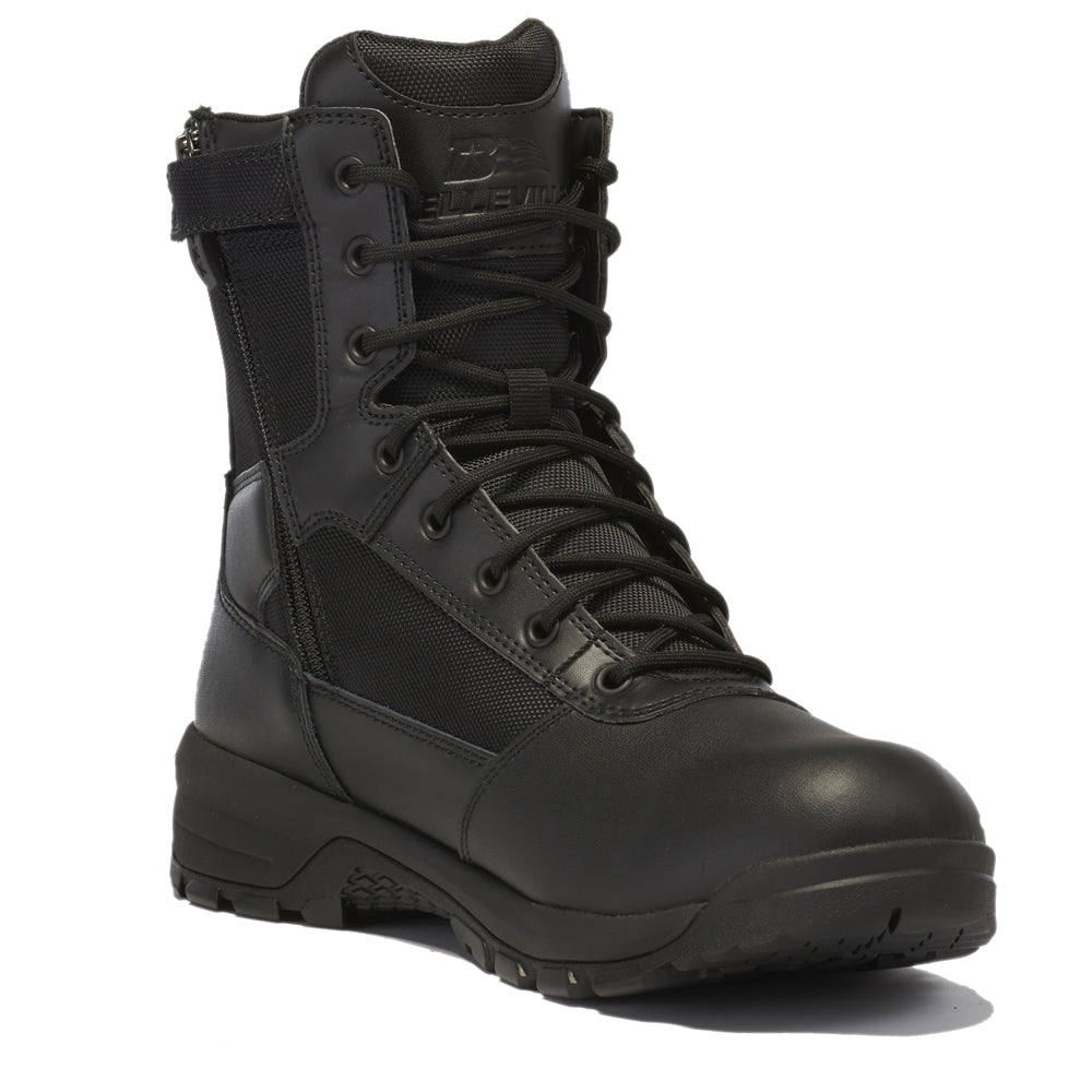 Belleville Boots SPEAR POINT BV918ZWP CT Waterproof Composite Toe Side-Zip Tactical Boot - Black