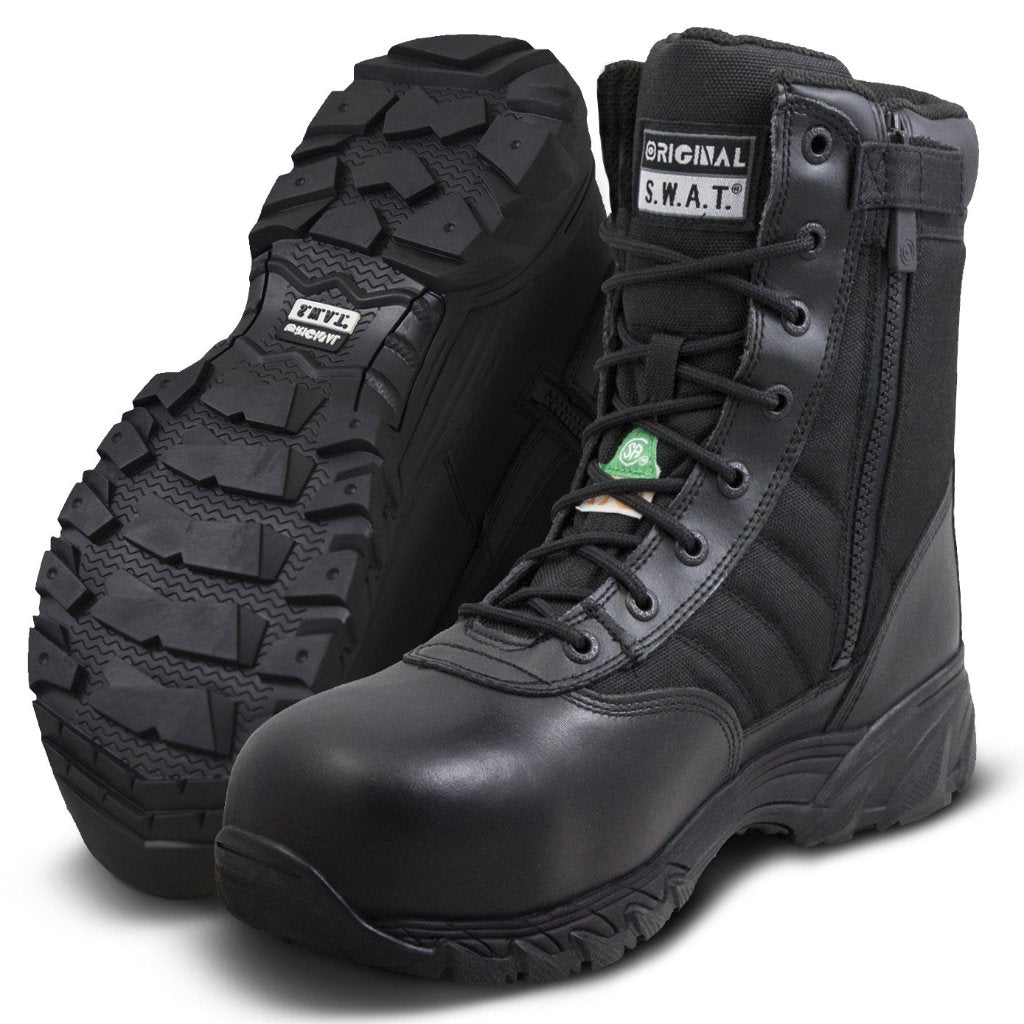 Original S.W.A.T. Classic 9" WP SZ Safety - 8 Regular (D) Black