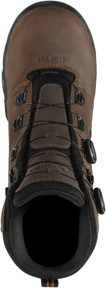Men's Vicious BOA 8" Brown NMT