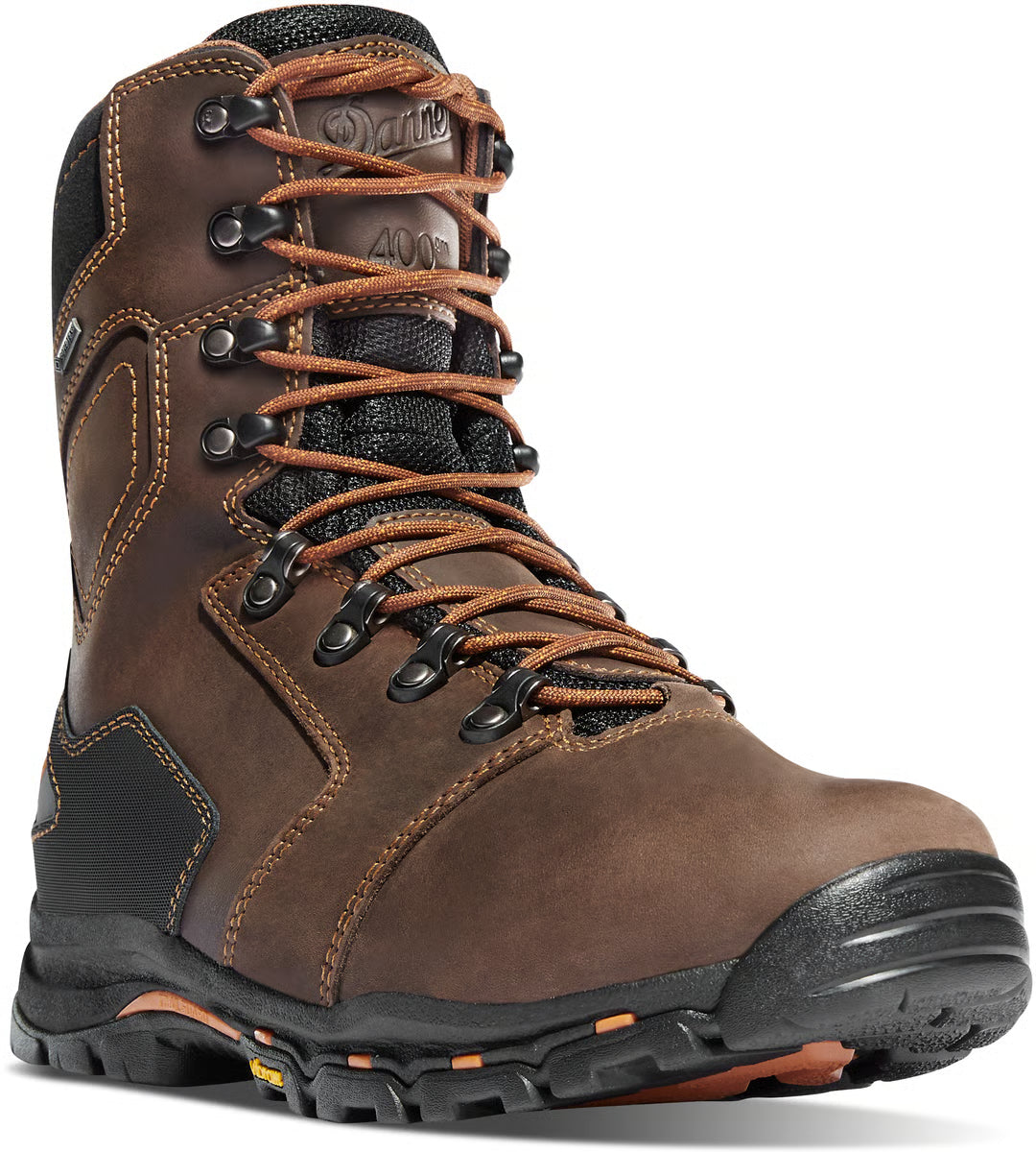 Men's Vicious 8" Brown 400G NMT
