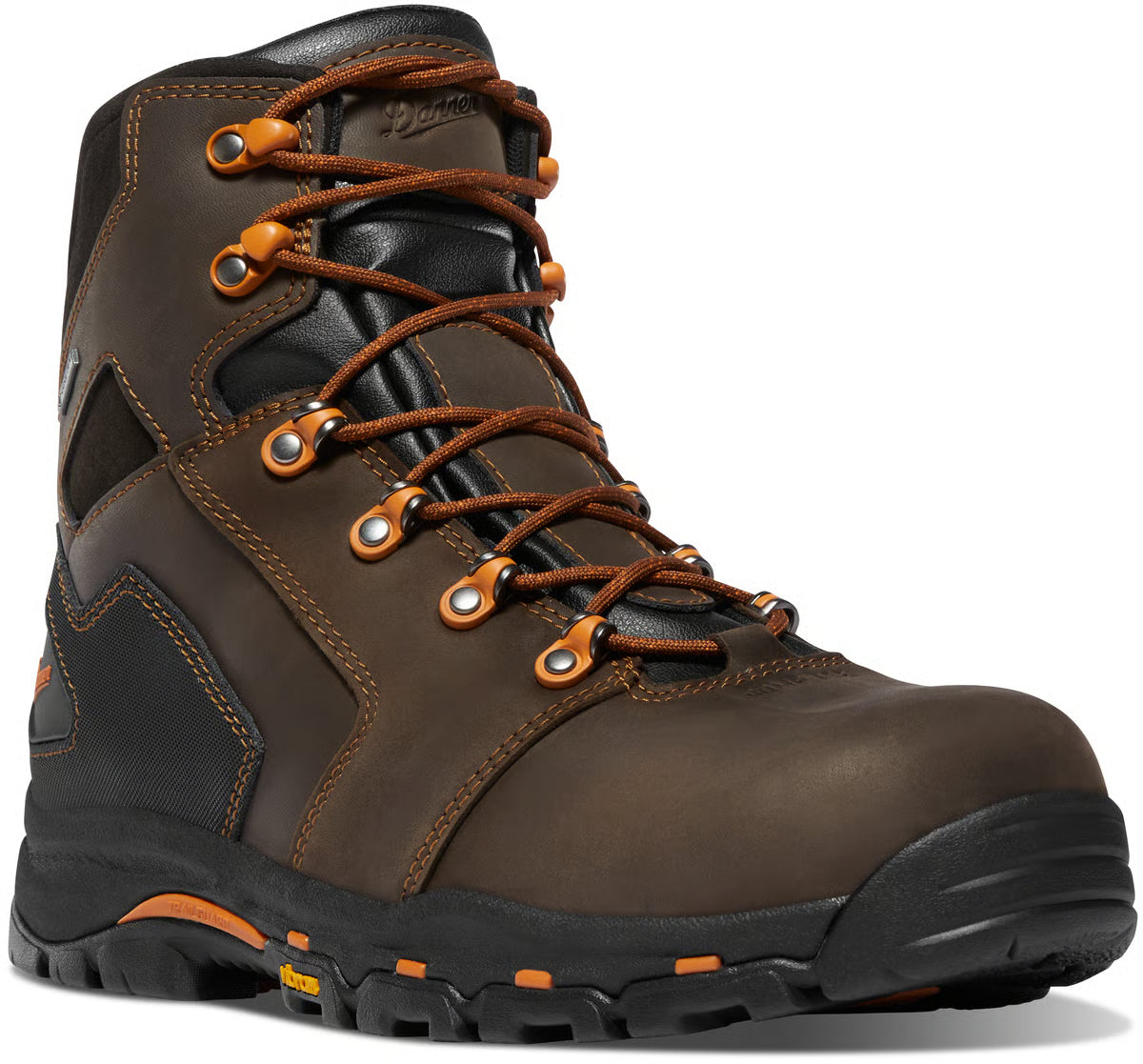 Men's Vicious 6" Brown/Orange NMT