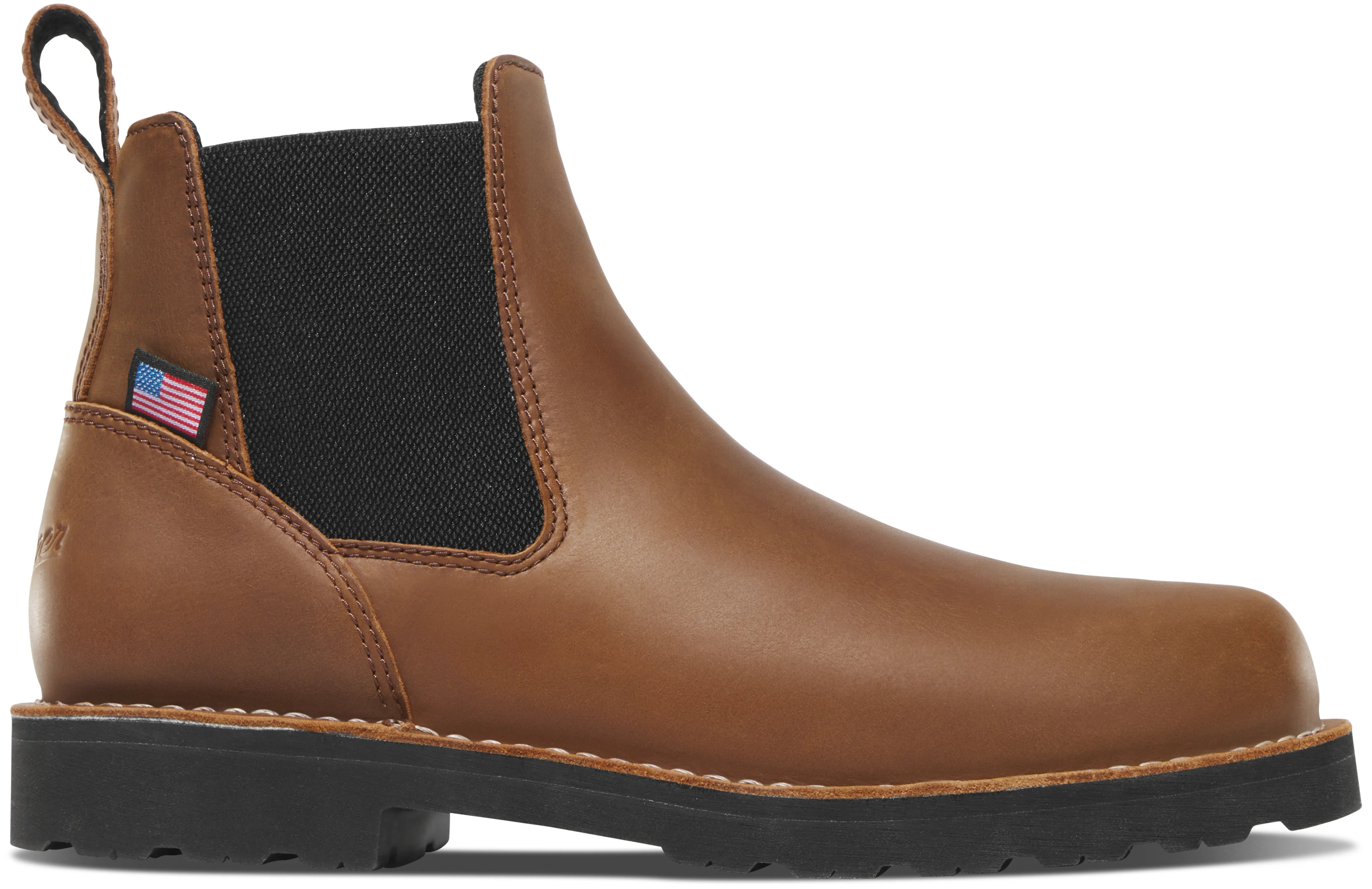 Men's Bull Run Chelsea 6" Tobacco Black Heel