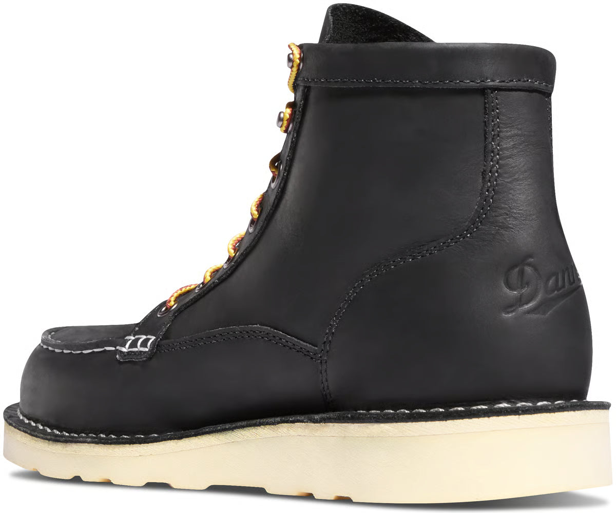 Men's Bull Run Moc Toe 6" Black ST