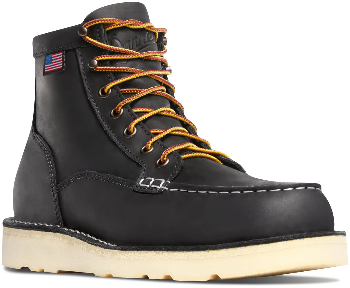 Men's Bull Run Moc Toe 6" Black ST