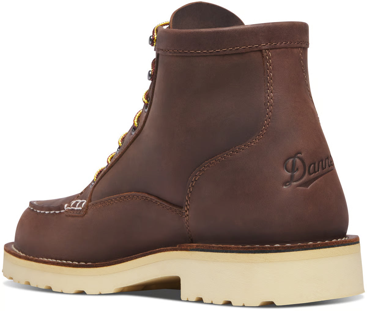 Men's Bull Run Moc Toe 6" Brown Heel