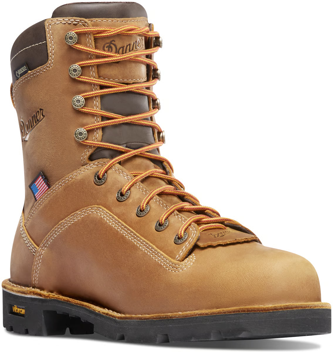 Men's Quarry USA 8" Distressed Brown 400G NMT