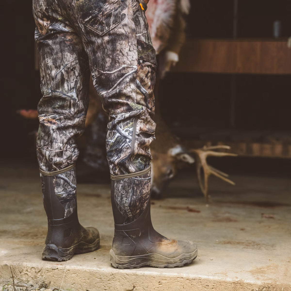 LACROSSE Men's Alpha Agility Field Boot 12" Mossy Oak Country DNA