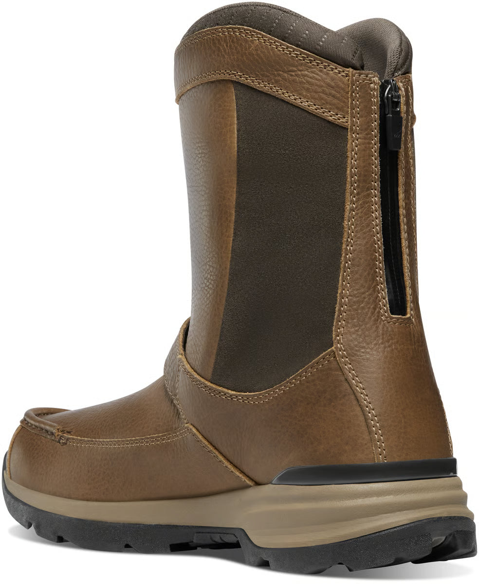 Men's Recurve Rear Zip 10" Light Brown Moc-Toe